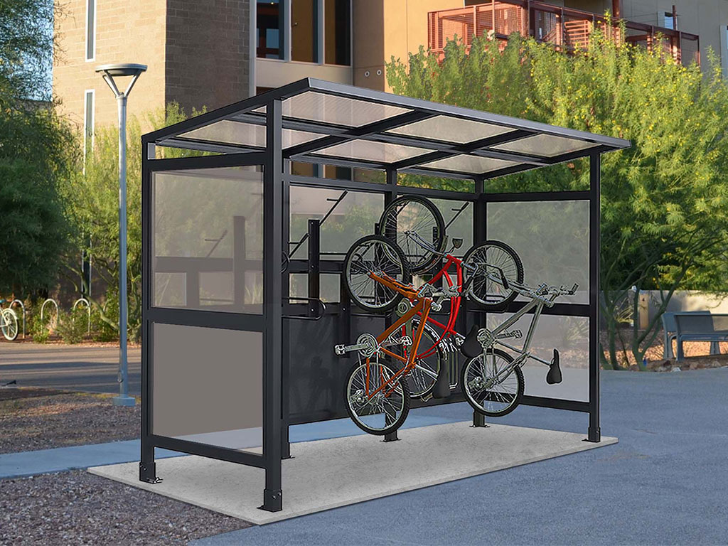 Abris vélos urbains