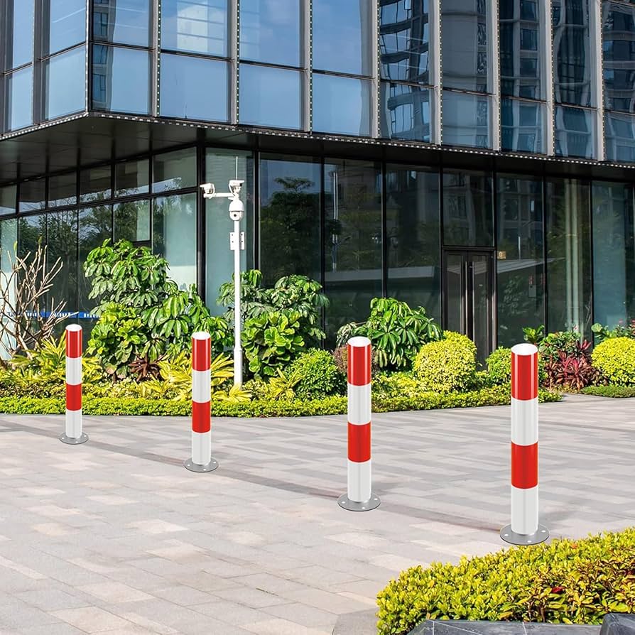 Bornes acier galvanisé thermolaqué