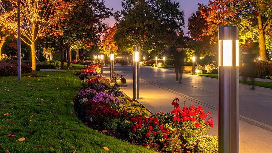 Bornes lumineuses urbaines