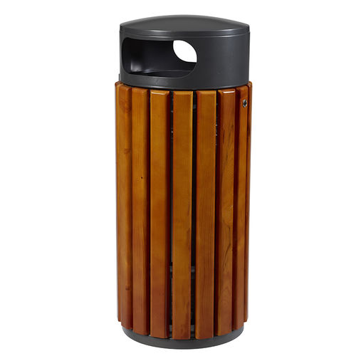 Poubelles en acier thermolaqué