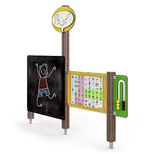 aire de jeux éducative extérieur