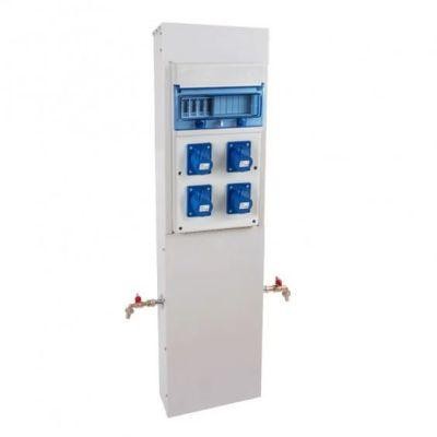 Borne de service eau électricité