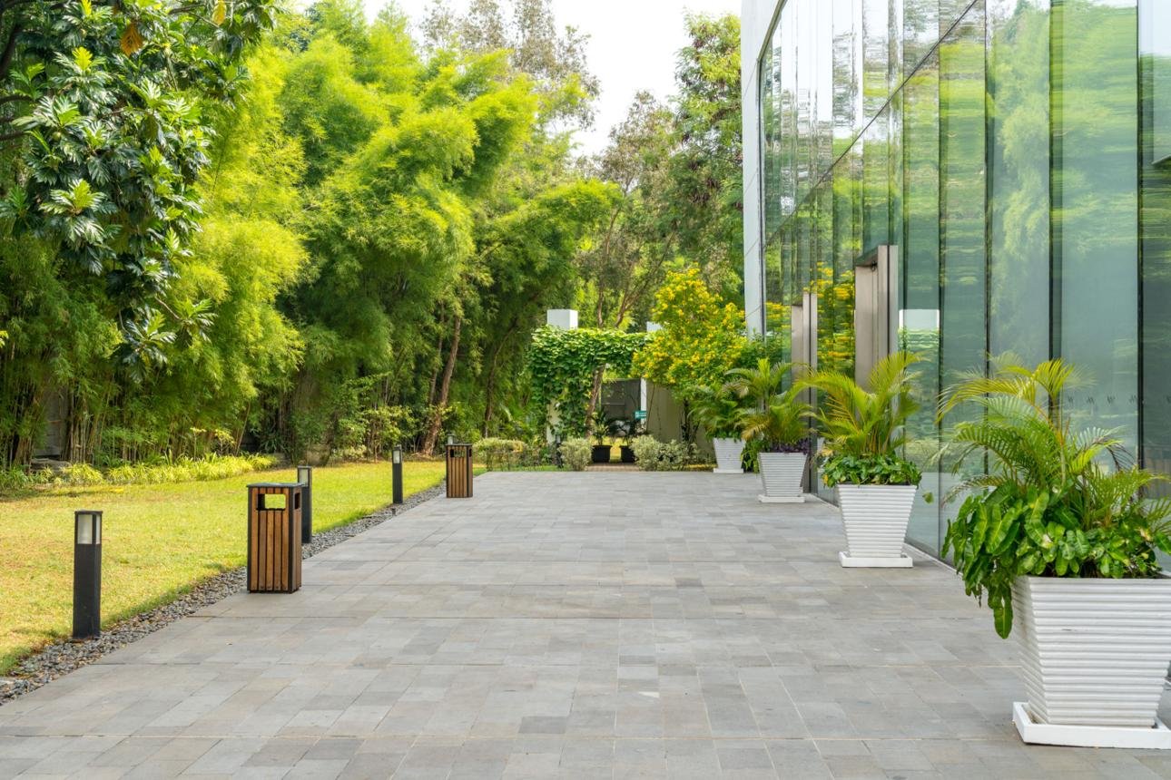 cendrier sur pied extérieur