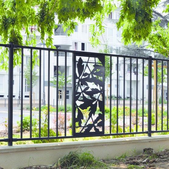 clôture parc public