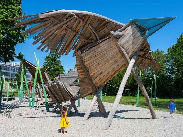 aire de jeux design extérieur