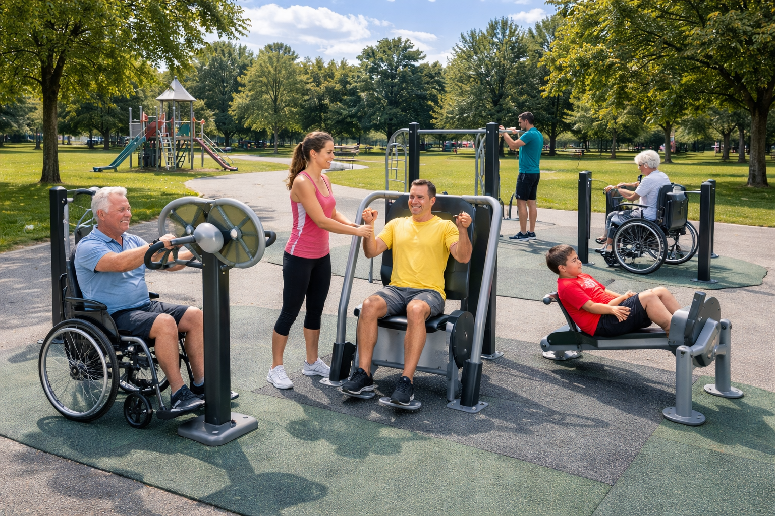 fitness inclusif extérieur