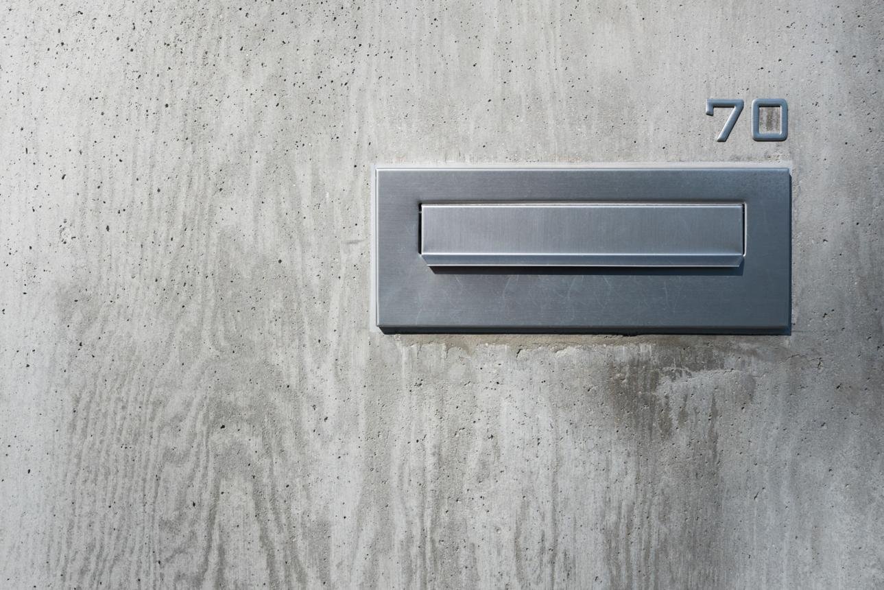 boîte aux lettres inox