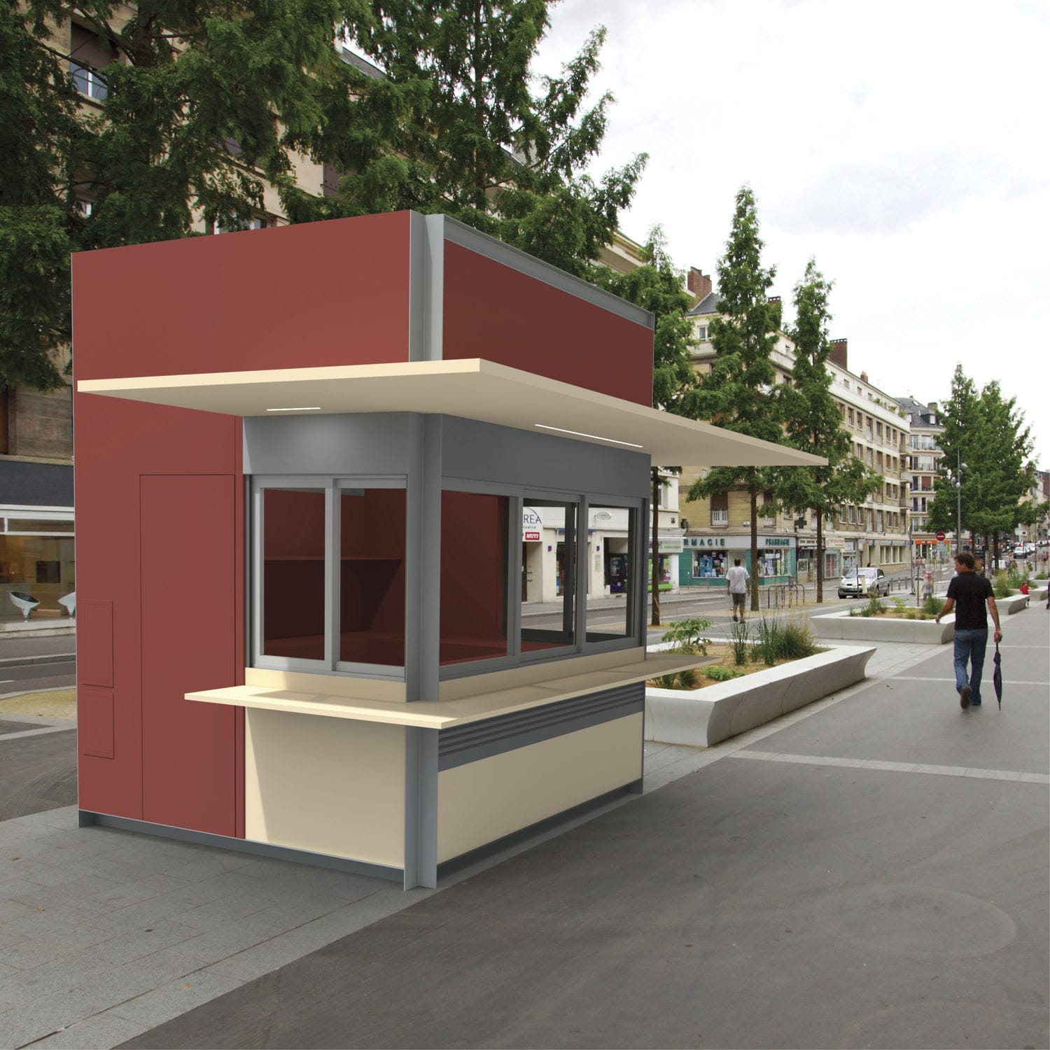 kiosques urbains