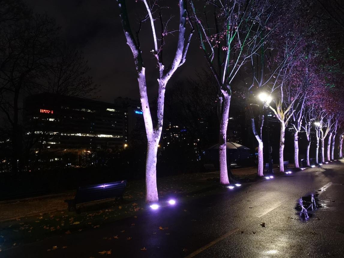 Eclairage de parc urbain