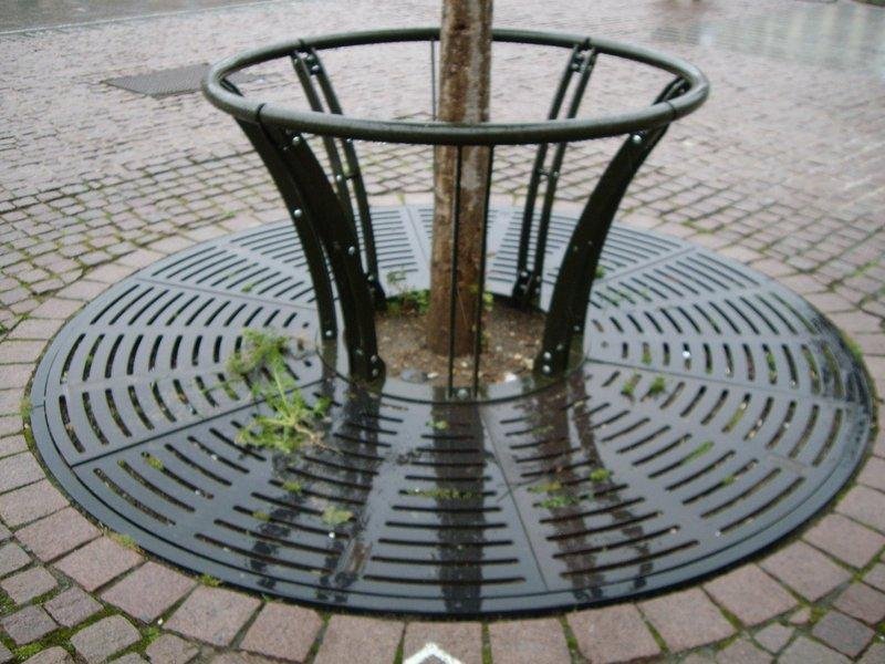 grille arbre urbain