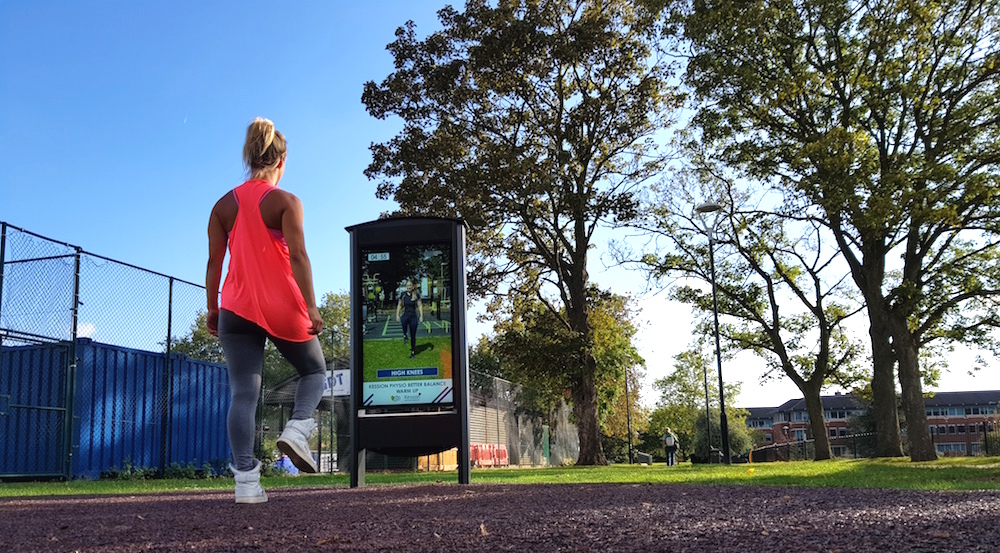 stations sportives connectées extérieur