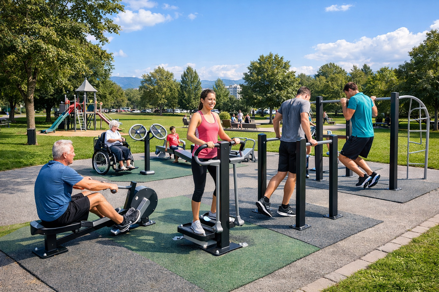 fitness extérieur collectivités