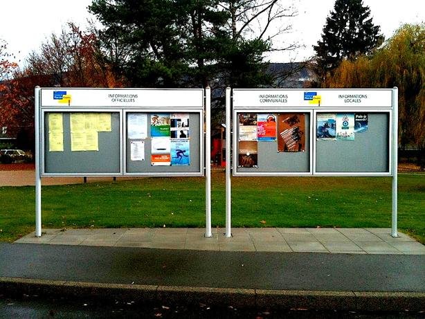 vitrine affichage