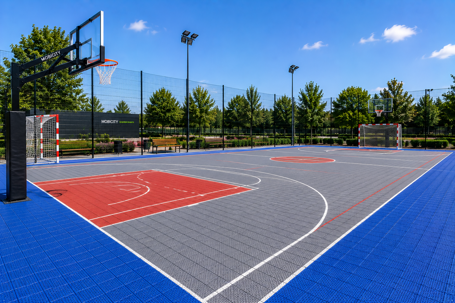 dalles sportives modulaires