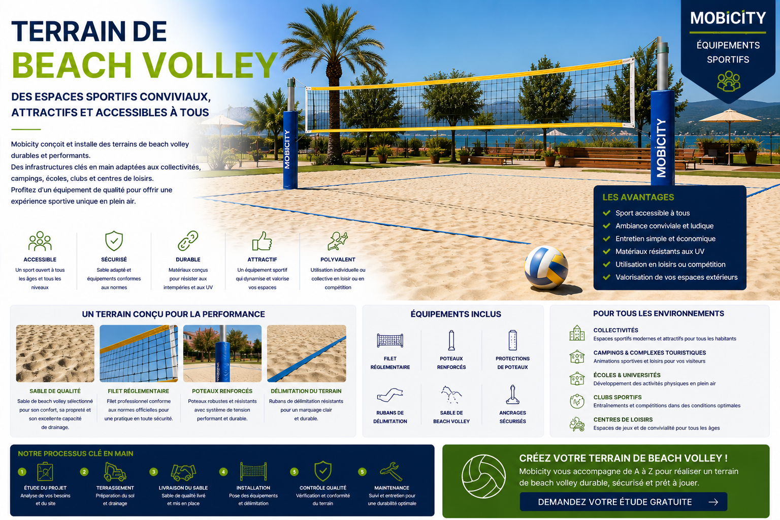 terrain de beach volley