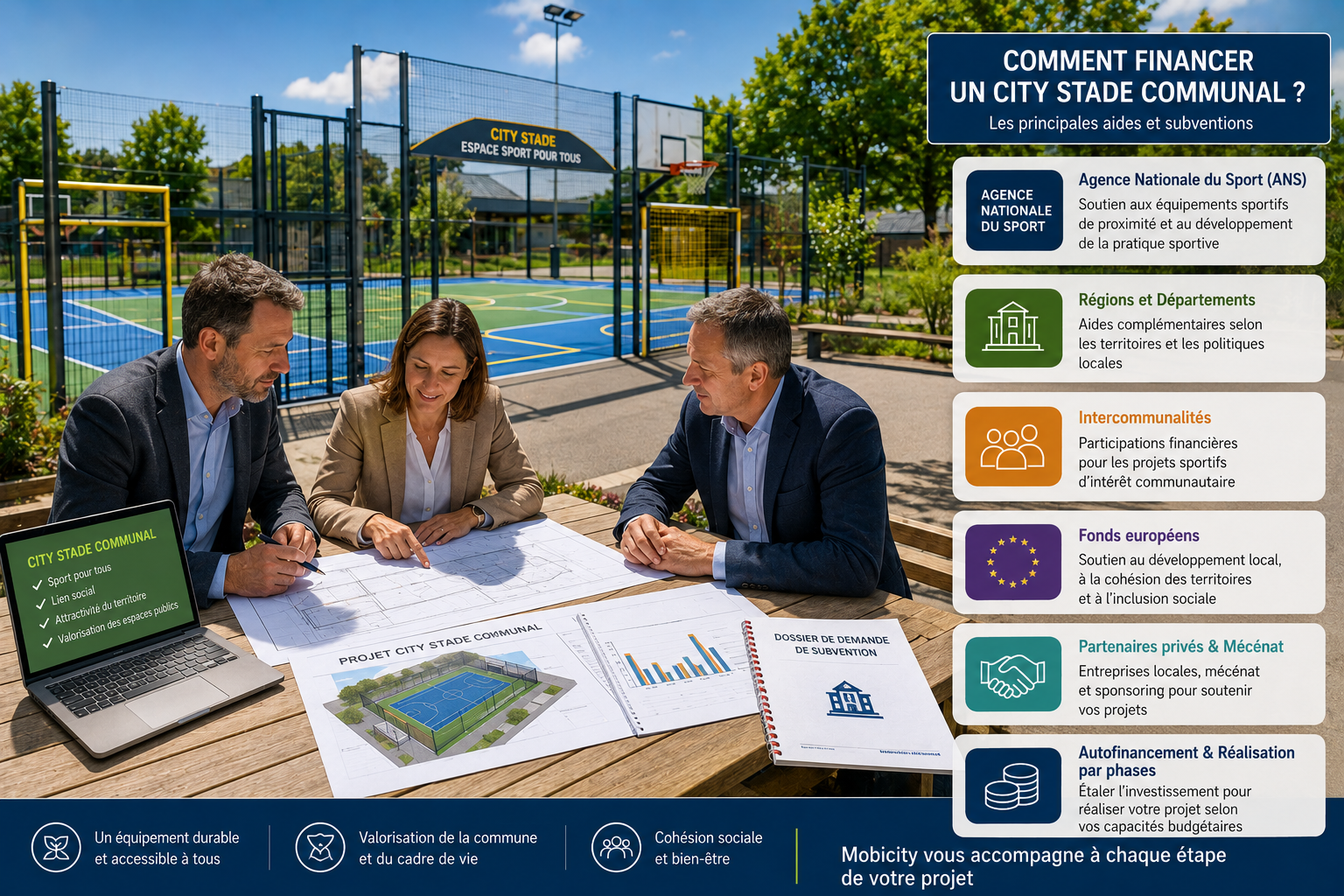 Comment financer un city stade communal