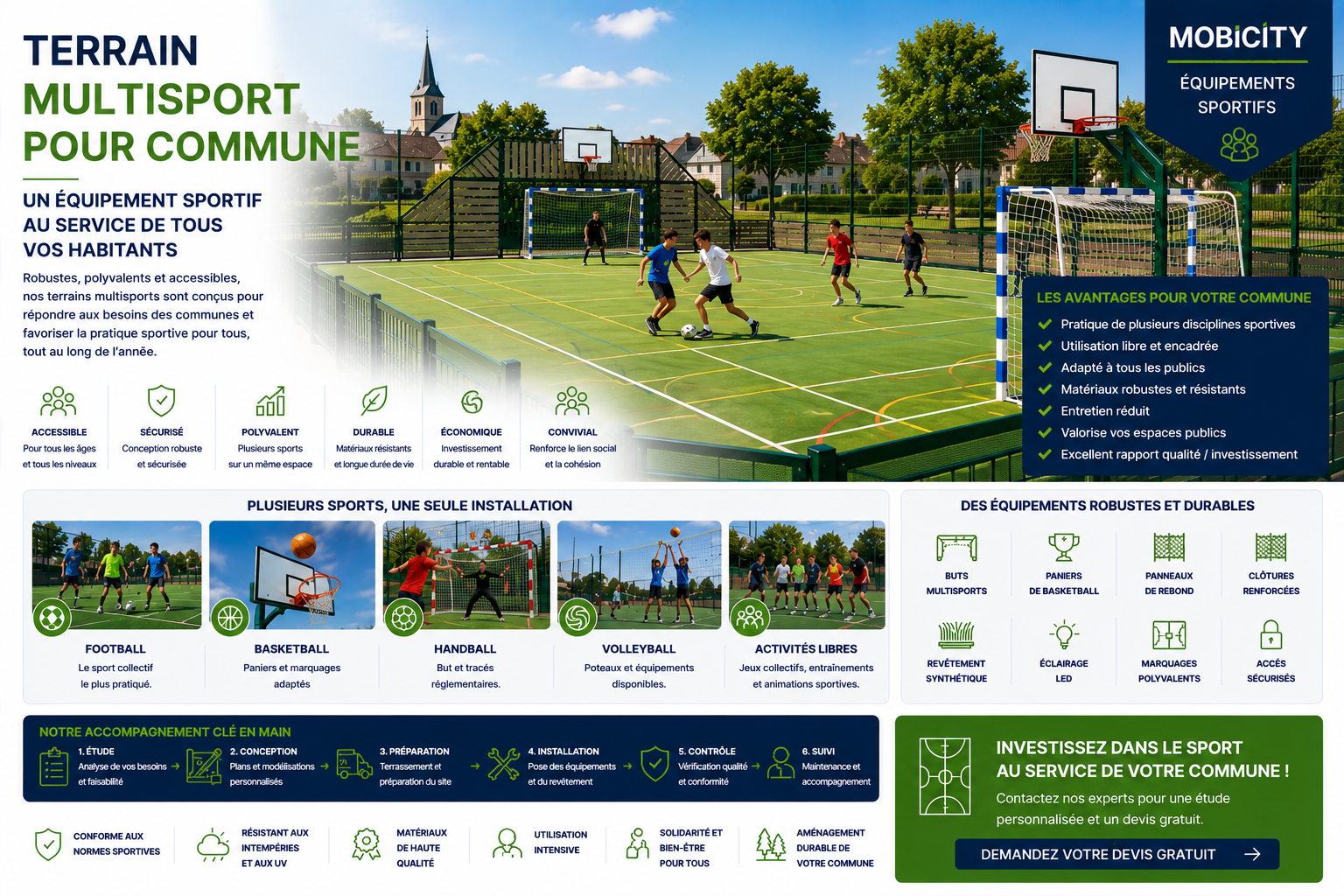 terrain multisport pour commune