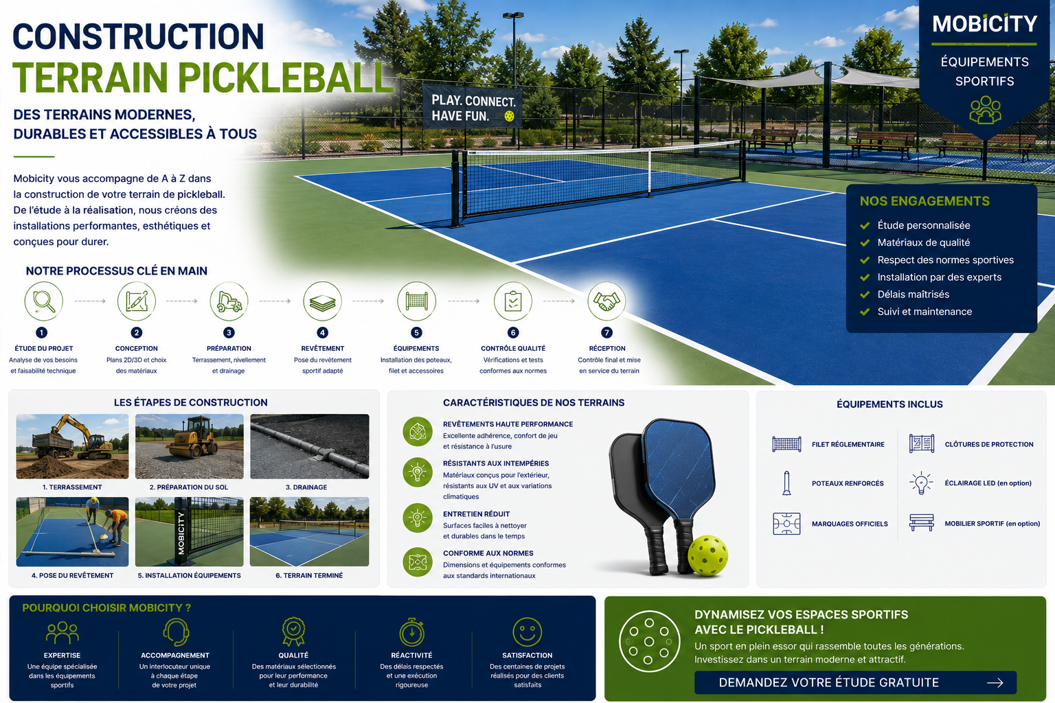 construction terrain pickleball