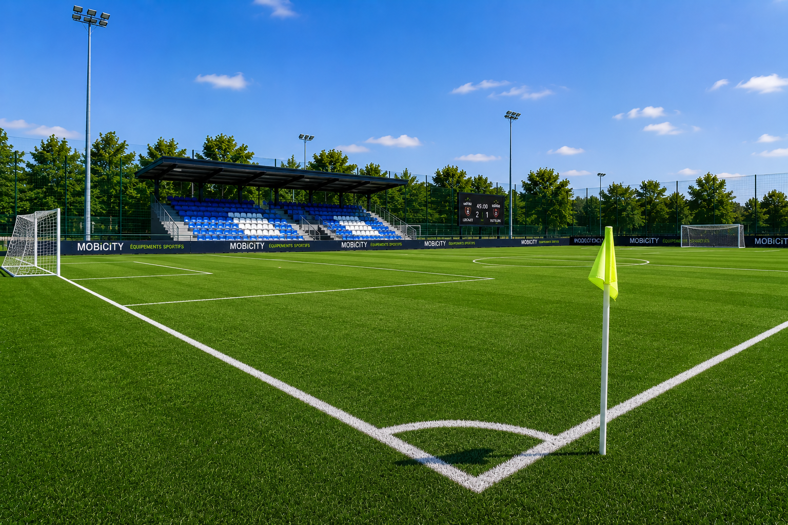 gazon synthétique sportif