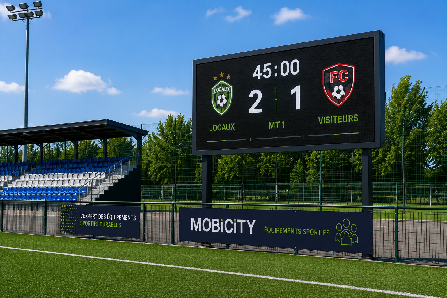 tableaux d'affichage sportifs